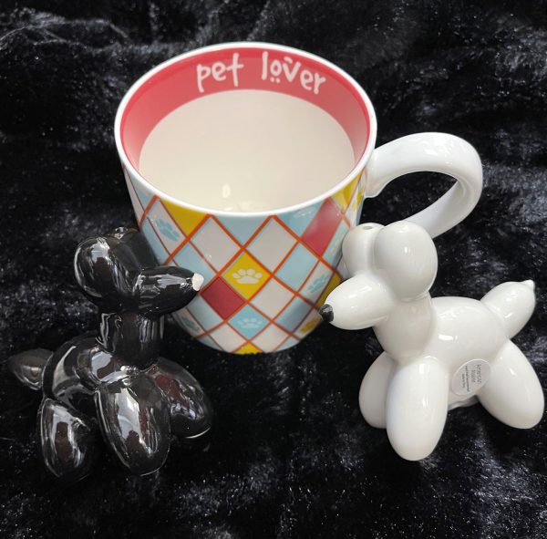 “Treat Time” Lenox “Pet Lover Mug  & Doggie S P Shakers Fashion