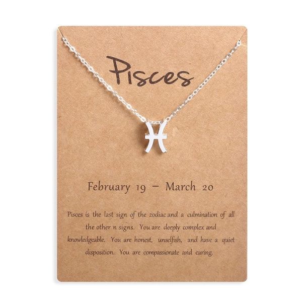 12 Zodiac Sign Necklaces With Online