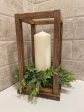 Wooden Frame Candle Holder Large Online