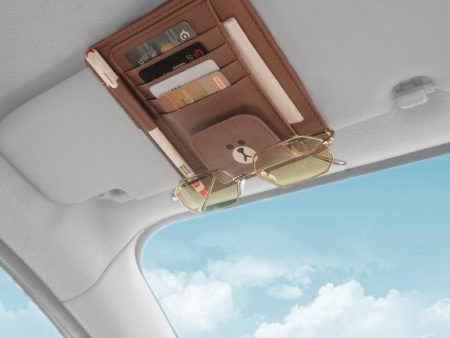 Car sun visor storage glasses For Discount