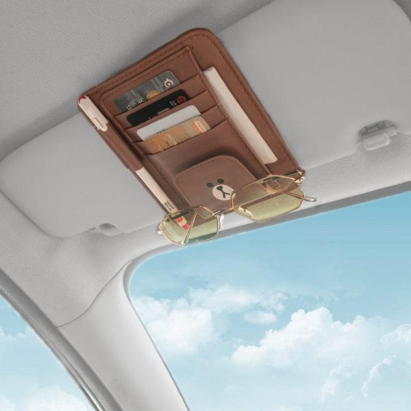 Car sun visor storage glasses For Discount