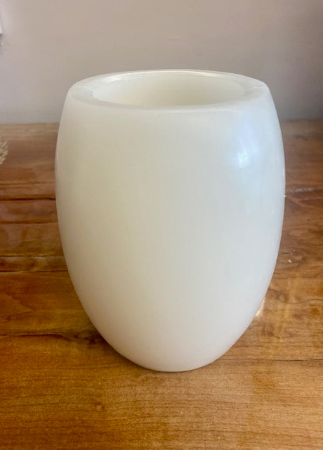 Wide Candle with insert 5  x 3.5  For Discount