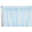 Backdrop Pale Blue Sheer Curtain 10  For Discount