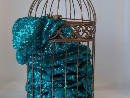 Turquoise Glitz Sequin Runner Online