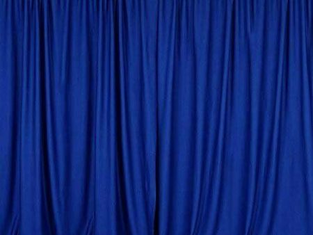 Backdrop Royal Blue Satin Curtain 12  Sale