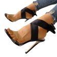 Summer Super High Heel Lace-up Hot on Sale