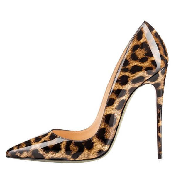 Animal Texture Pointed Toe For Cheap