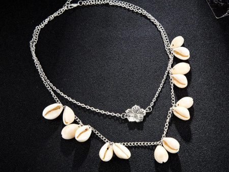 Alloy Flower Shell Necklace Supply