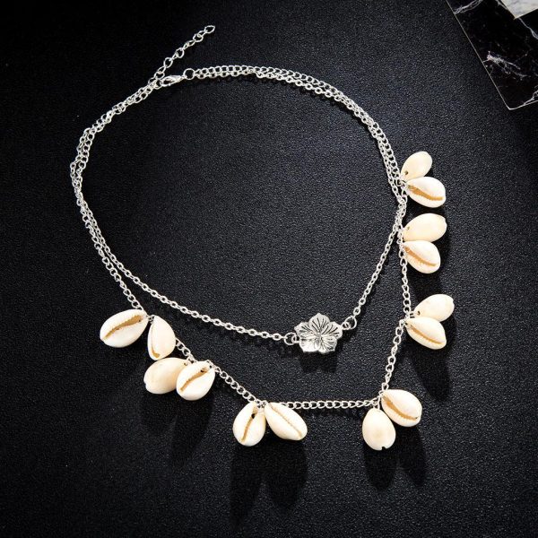 Alloy Flower Shell Necklace Supply