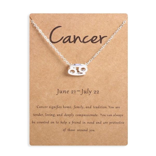 12 Zodiac Sign Necklaces With Online