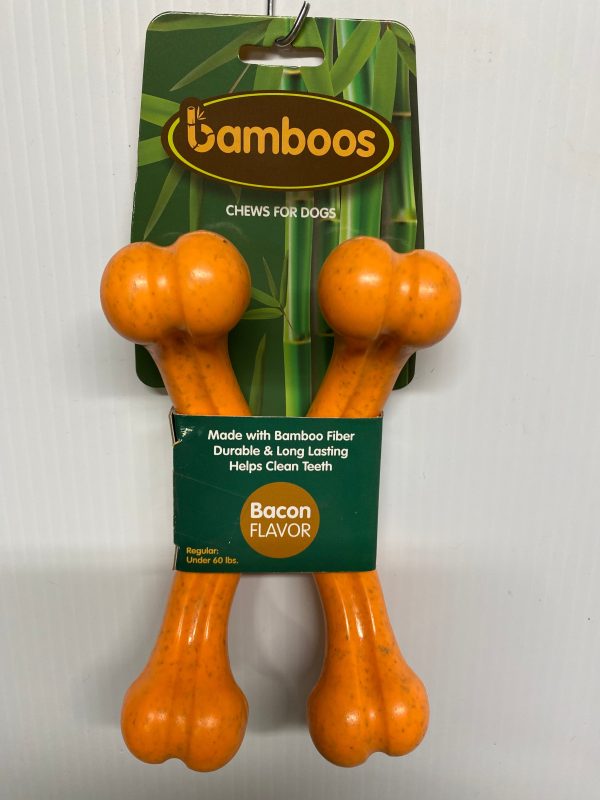 “Bamboos” Hard Chew for Dogs (Bacon Flavor) For Sale