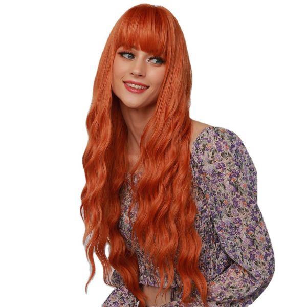 Women s Fashion Halloween Wig Orange Online Sale