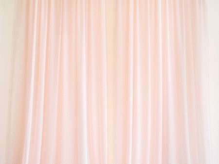 Backdrop Pale Pink Sheer Curtain 21  Online Hot Sale