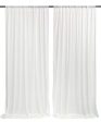 Backdrop White Sheer Curtain 15  For Sale