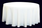 Tablecloth White Round 120  Sale