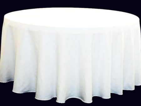 Tablecloth White Round 120  Sale