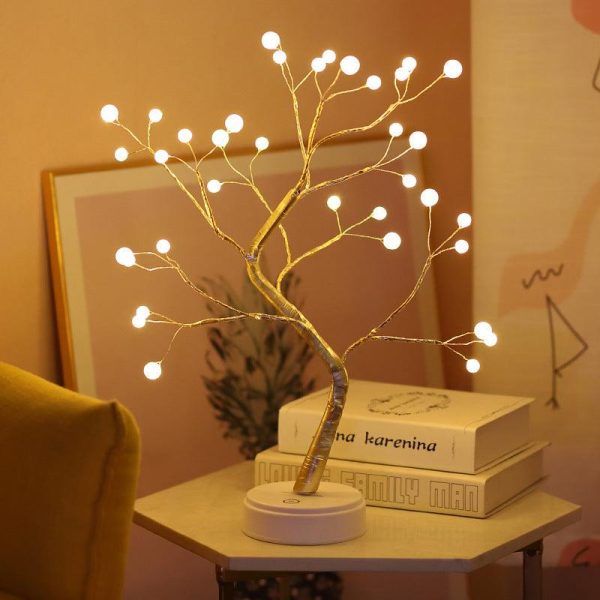 Tree Light Touch Switch Pearl Hot on Sale