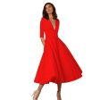 V-neck Dresses - Retro 60s Online Sale