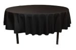 Tablecloth Black Round 90  Online now