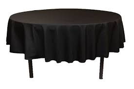 Tablecloth Black Round 90  Online now