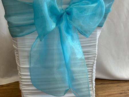 Tiffany Blue Organza Sash Sale