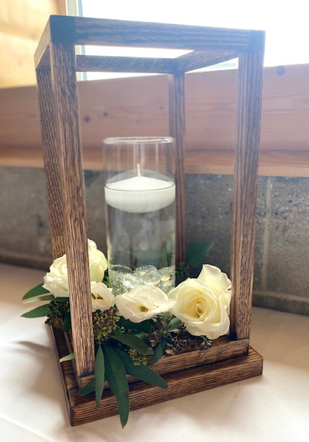 Wooden Frame Candle Holder Large Online