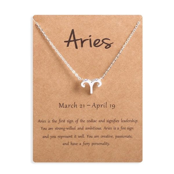 12 Zodiac Sign Necklaces With Online