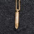 Bullet titanium steel necklace For Sale