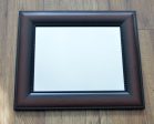 Wood framed mirror Online now