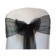 Black Organza Sash Sale