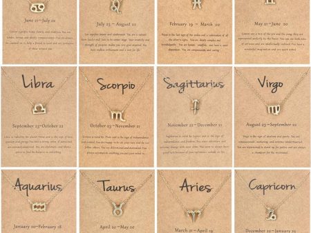 12 Zodiac Sign Necklaces With Online