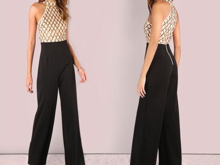 women s jumpsuit hanging neck Supply