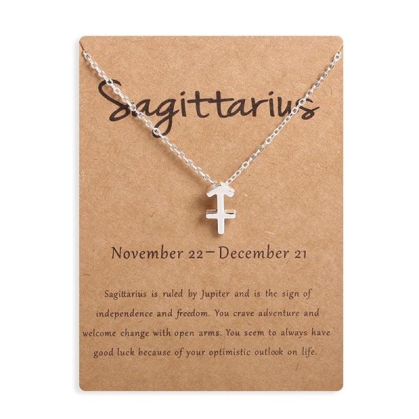 12 Zodiac Sign Necklaces With Online