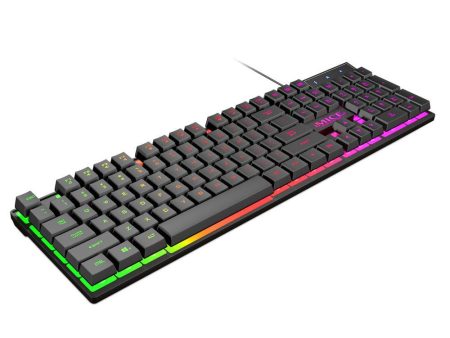 USB wired illuminated keyboard Fashion