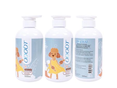 White Hair Dog Pet Cat Shampoo Supply