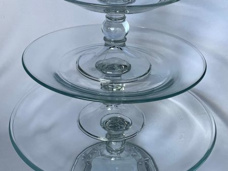 3 Tier Glass Stackable Platters Discount