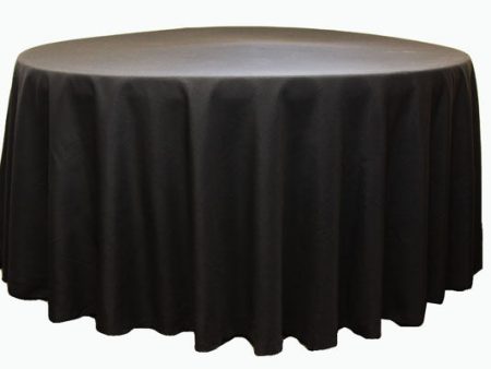 Tablecloth Black Round 120  Hot on Sale