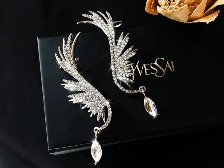 Wings rhinestone tassel Fashion