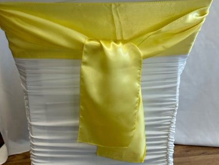 Yellow Satin Sash Discount