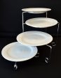 4 Tier Silver Cake Stand Sale