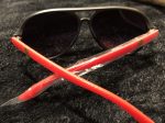 Ladies Sunglasses with Red Plastic Stems For Discount