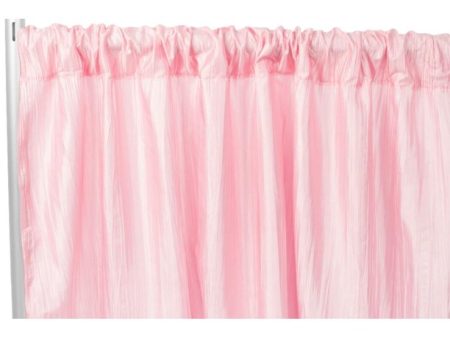 Backdrop Pink Crinkle Curtain 10  Sale