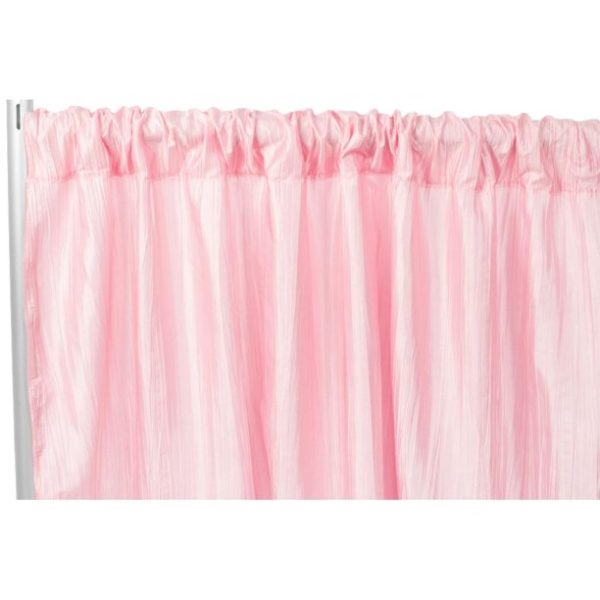 Backdrop Pink Crinkle Curtain 10  Sale