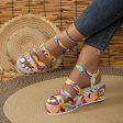 Women s Colorful Peep Toe Online Hot Sale