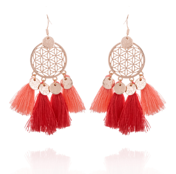 Tassel Earrings Dreamcatcher Online Sale