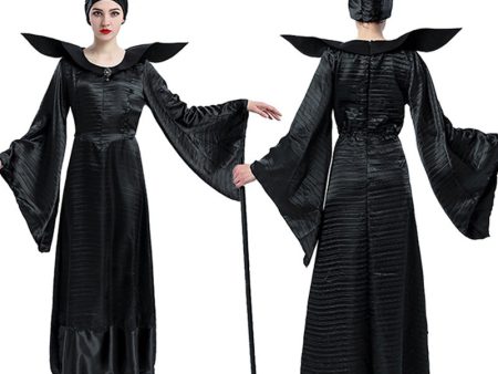 Witch Costume Dark Halloween Supply