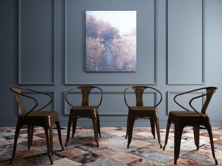 The Brown Metal Dining Chair Online Sale