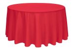 Tablecloth Red Round 120  Online Sale