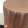 Tablecloth Rose Gold Sequin Rectangular 90 x132  Sale