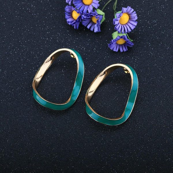 Alloy Dripping Stud Earrings Cheap